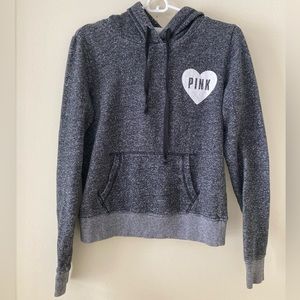 Vintage Victorias Secret Pink Heart Hoodie